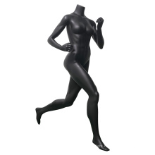New design black running mannequin female sports mannequin,big muscle athletic mannequin women